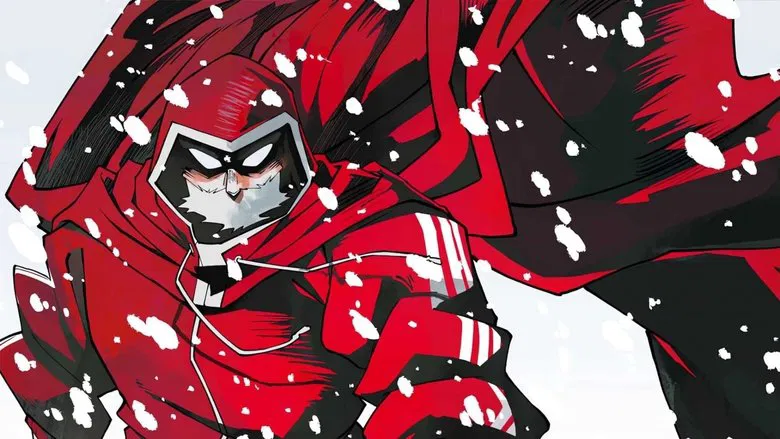 Sanda and Fuyumura standing in the snow