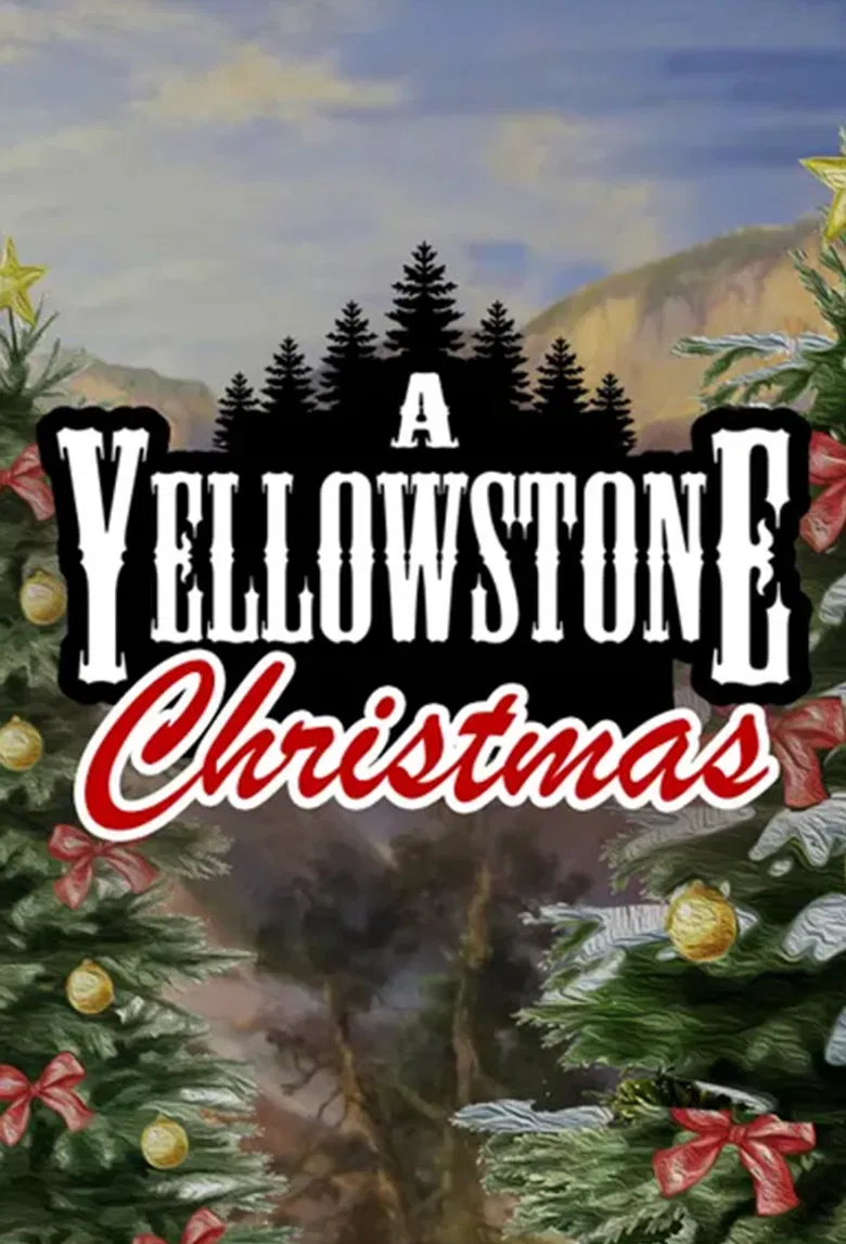 A Yellowstone Christmas poster background