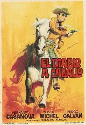 El diablo a caballo poster background