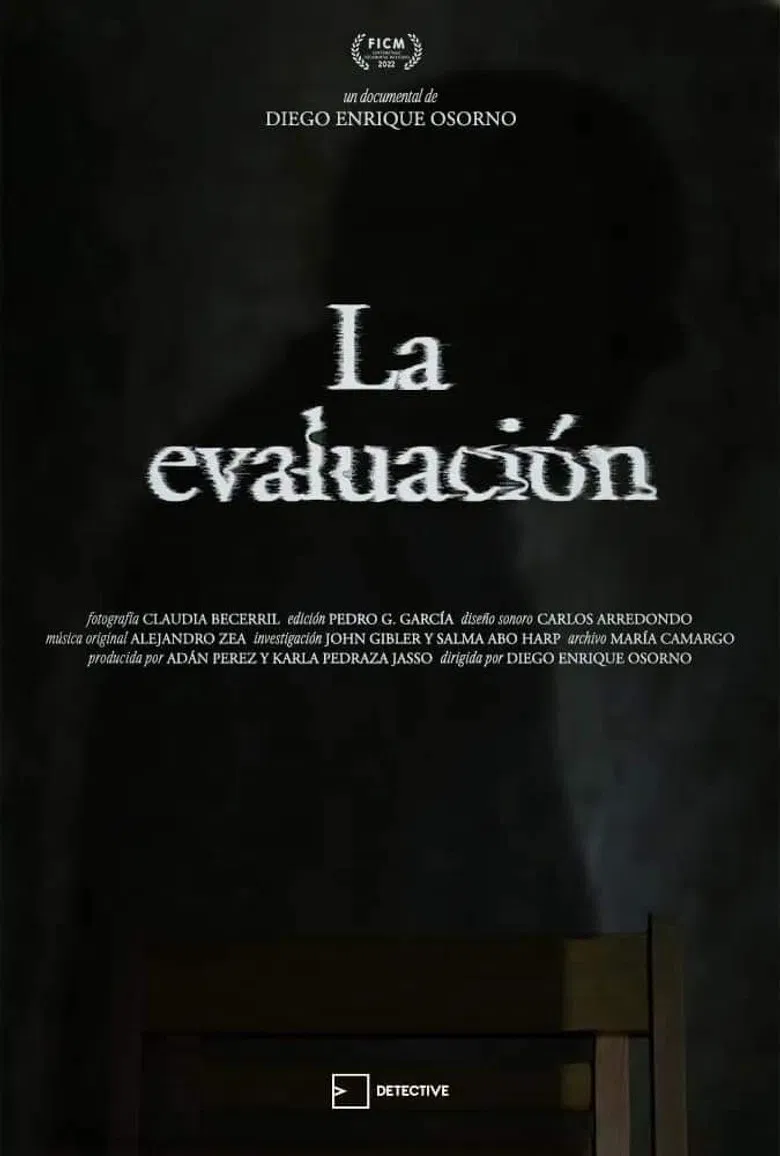 La evaluación poster background