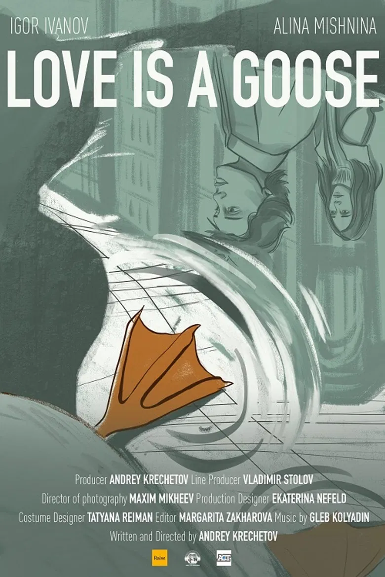 Love is a Goose poster background
