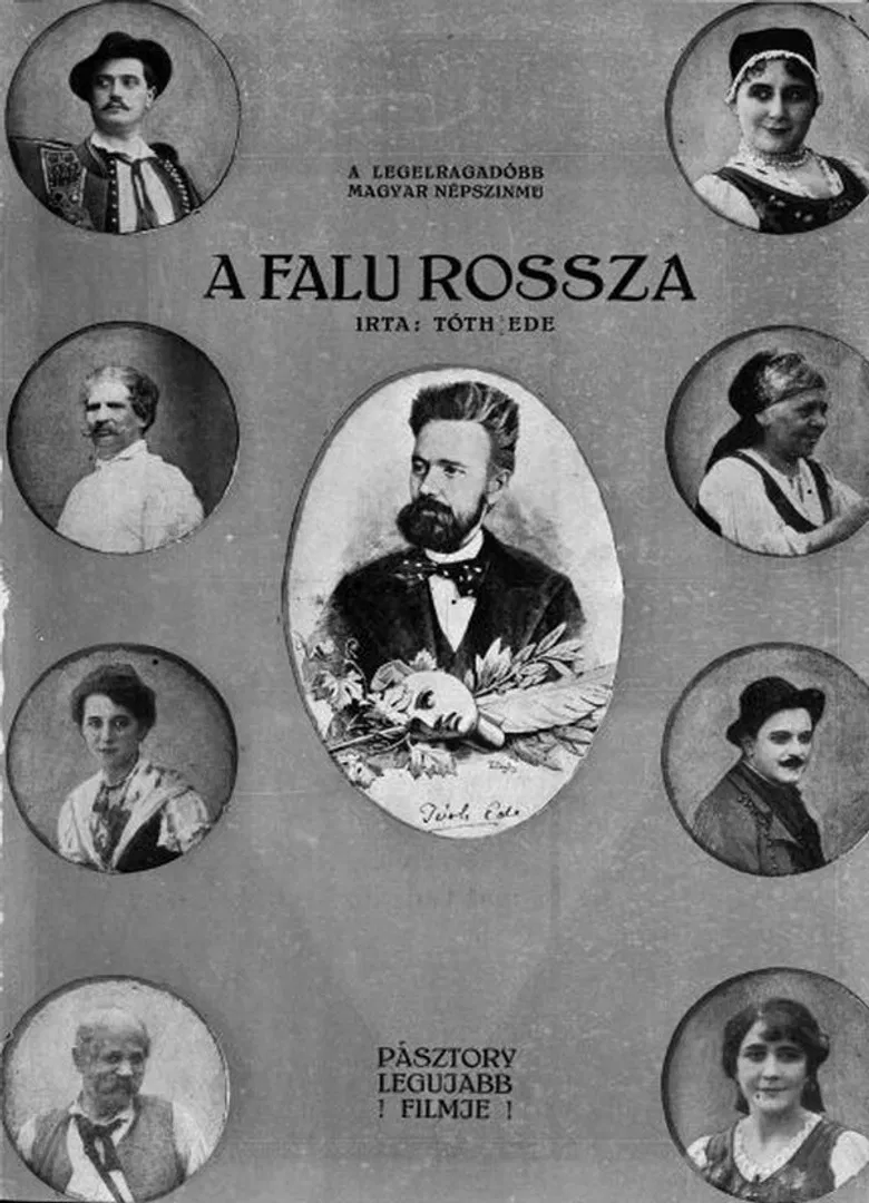 A Falu rossza poster background
