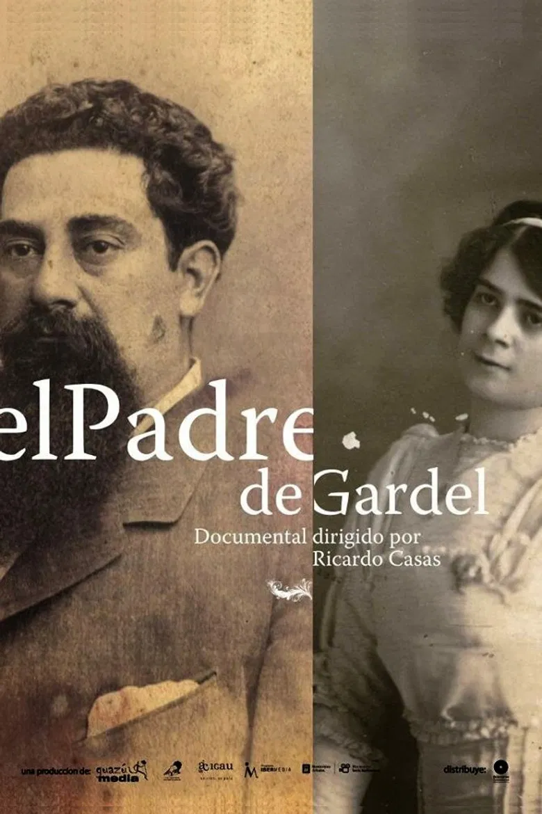 El padre de Gardel poster background