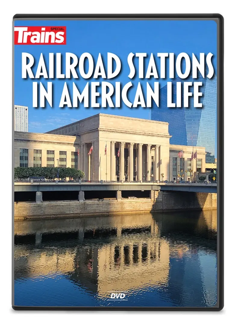 Railroad Stations in American Life poster background