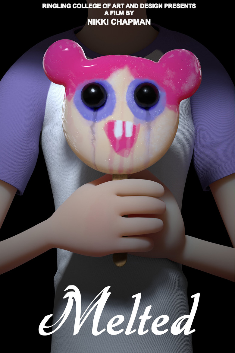 Melted poster background