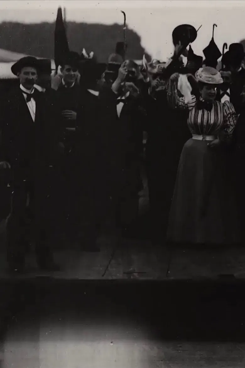 Catching the Ferry in Amsterdam poster background