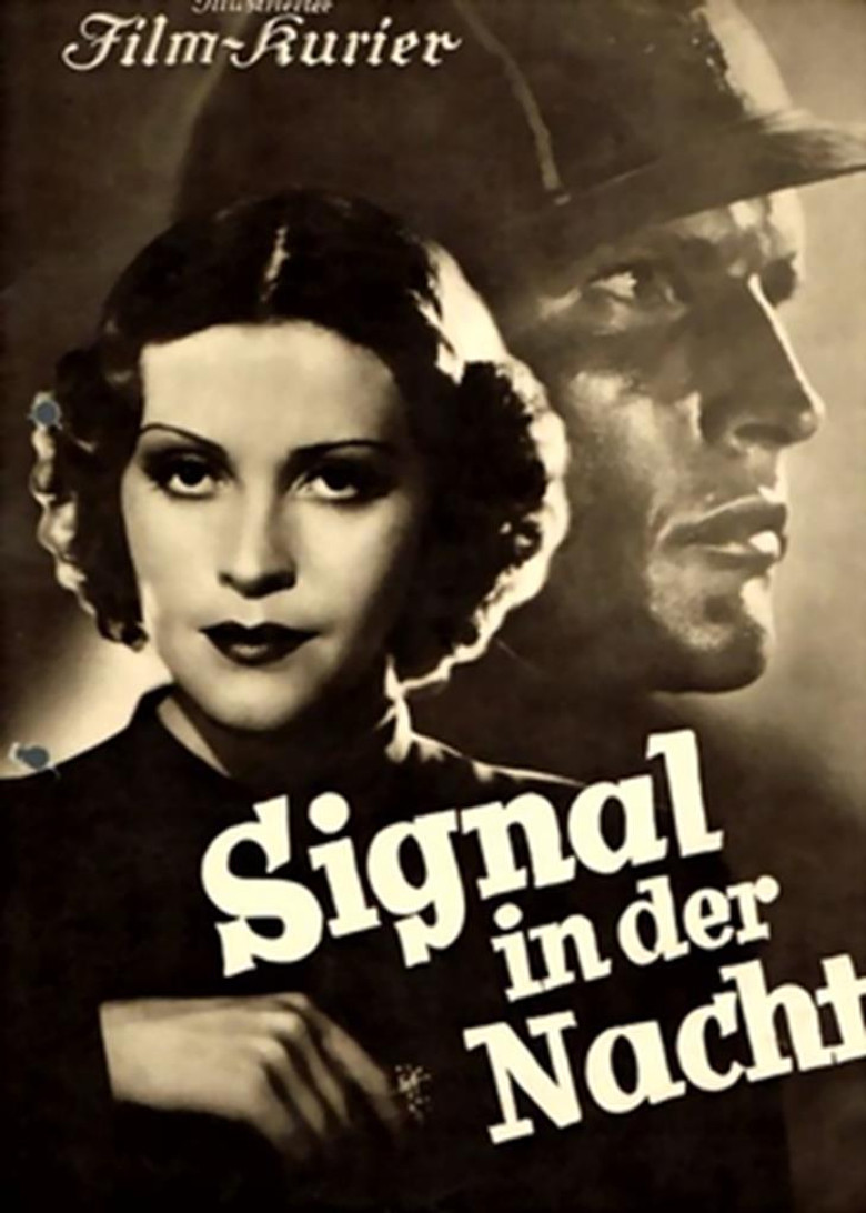 Signal in der Nacht poster background