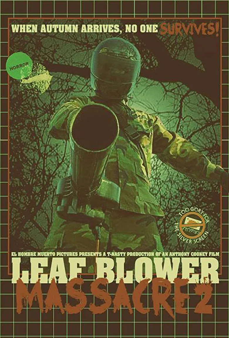 Leaf Blower Massacre 2 poster background