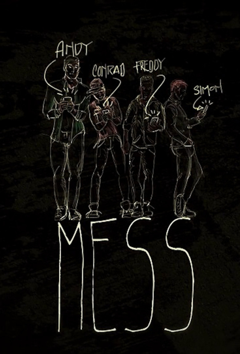 Mess poster background