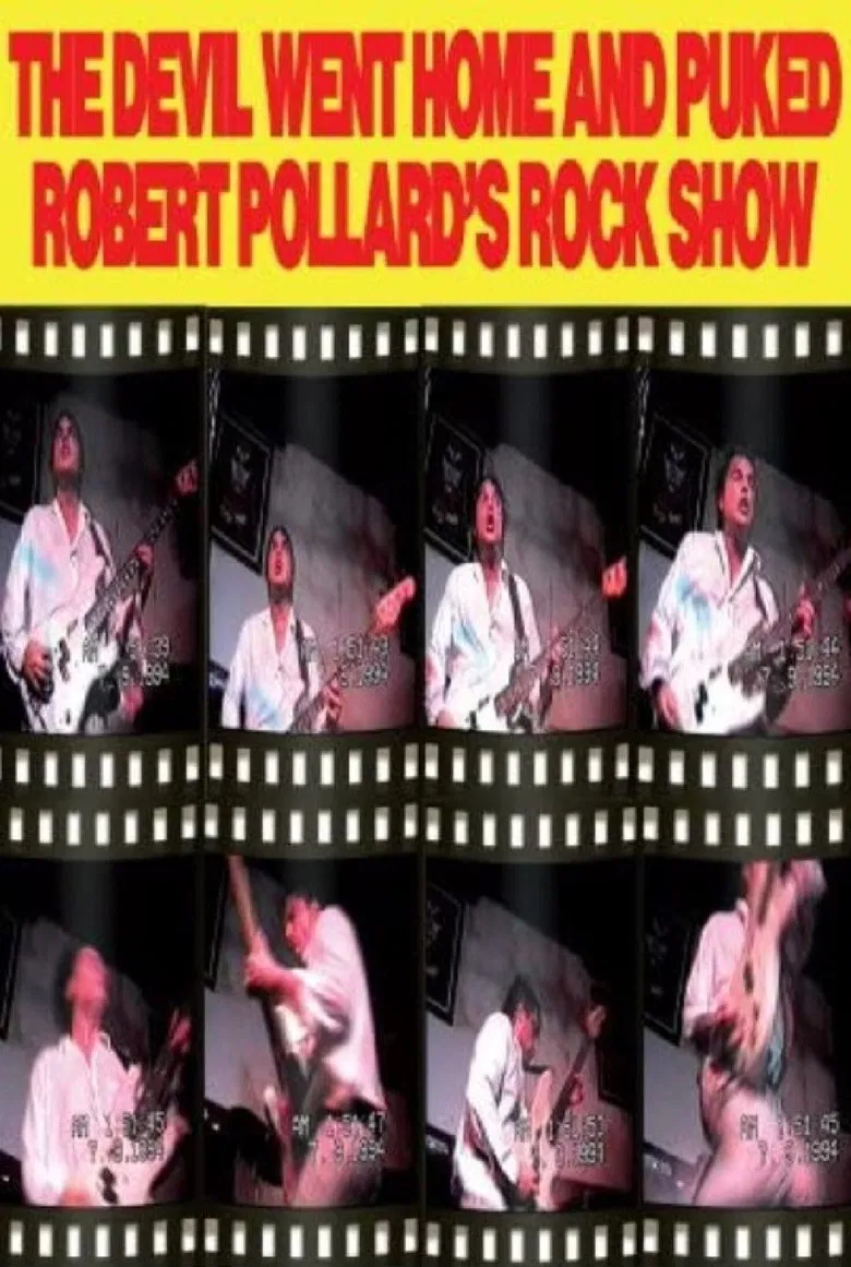 Robert Pollard: The Devil Went Home and Puked poster background