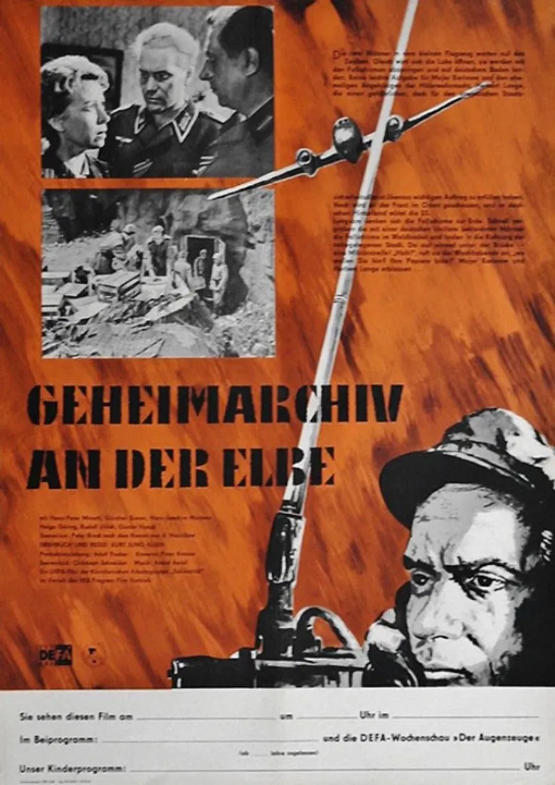 Secret Archives on Elbe poster background