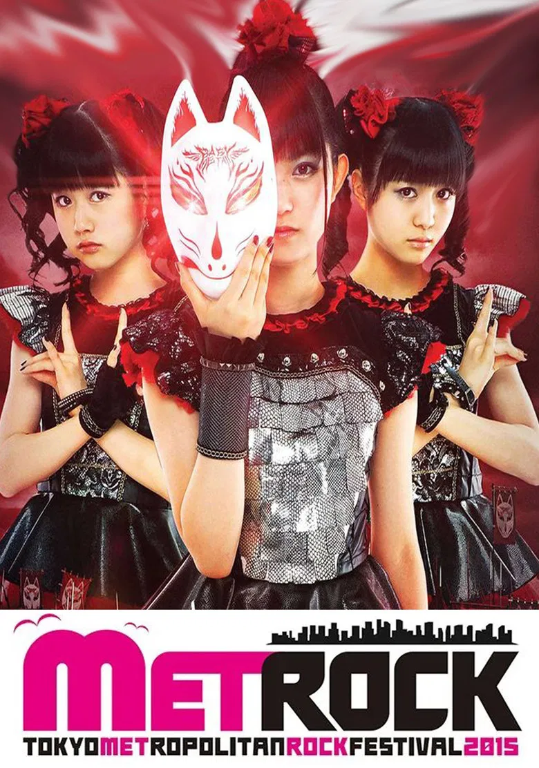BABYMETAL - Live at Metropolitan Rock 2015 poster background