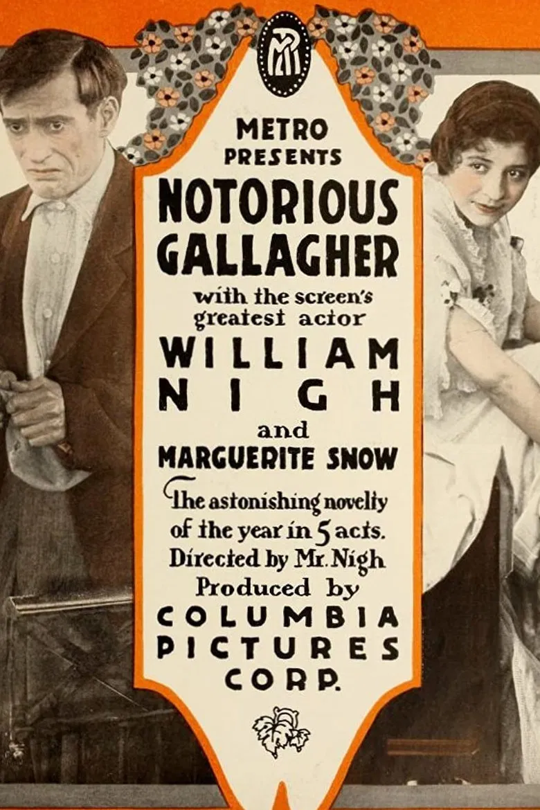Notorious Gallagher; or, His Great Triumph poster background