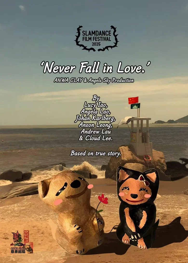 Never Fall in Love. poster background