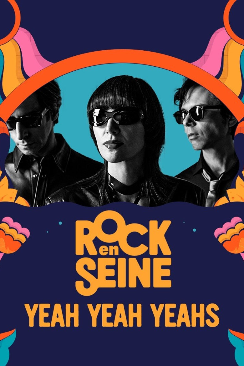 Yeah Yeah Yeahs - Rock en Seine 2023 poster background