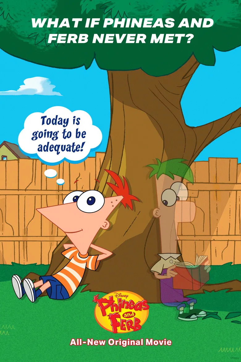 Untitled Phineas and Ferb Movie poster background