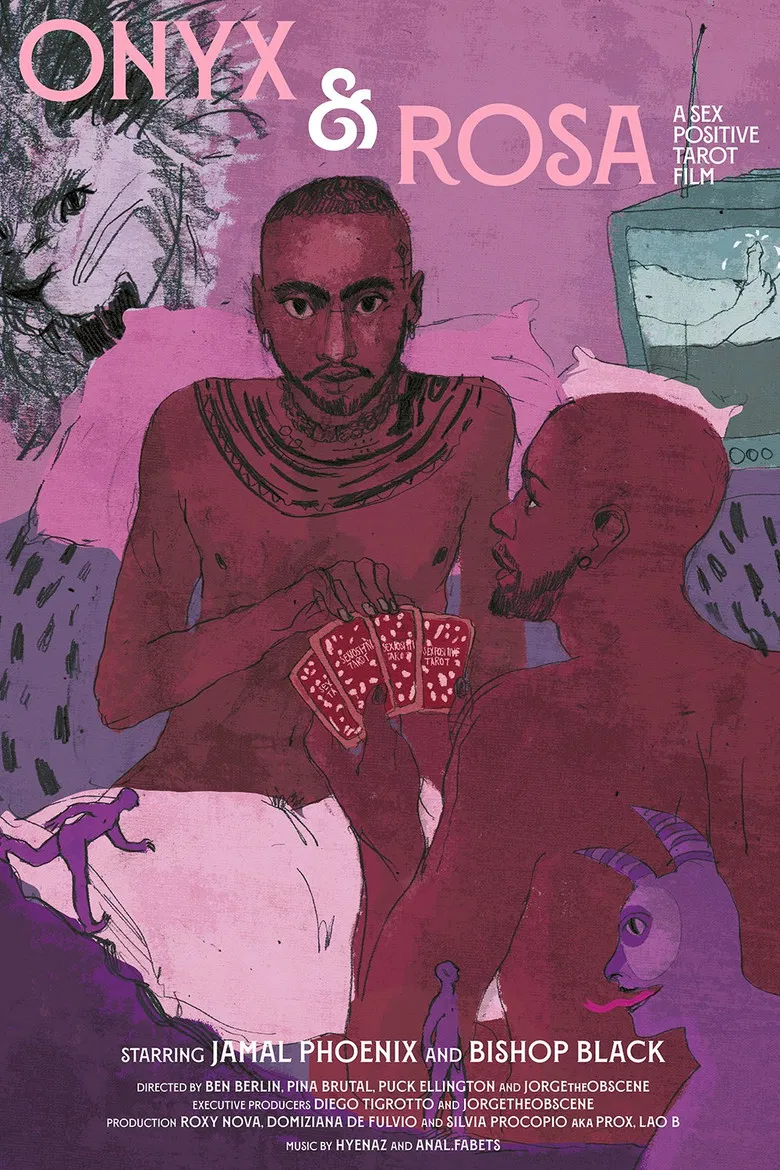 Onyx & Rosa poster background