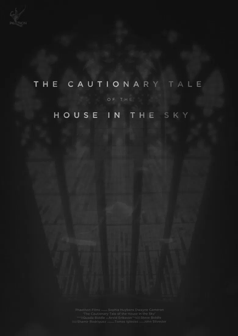 The Cautionary Tale of The House in The Sky poster background
