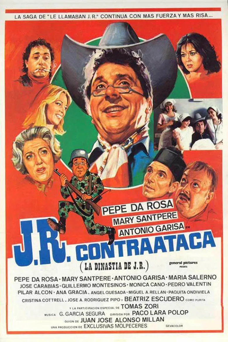 J.R. contraataca (La dinastía de J.R.) poster background