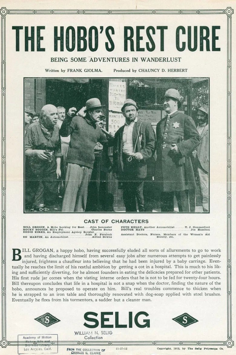 The Hobo's Rest Cure poster background