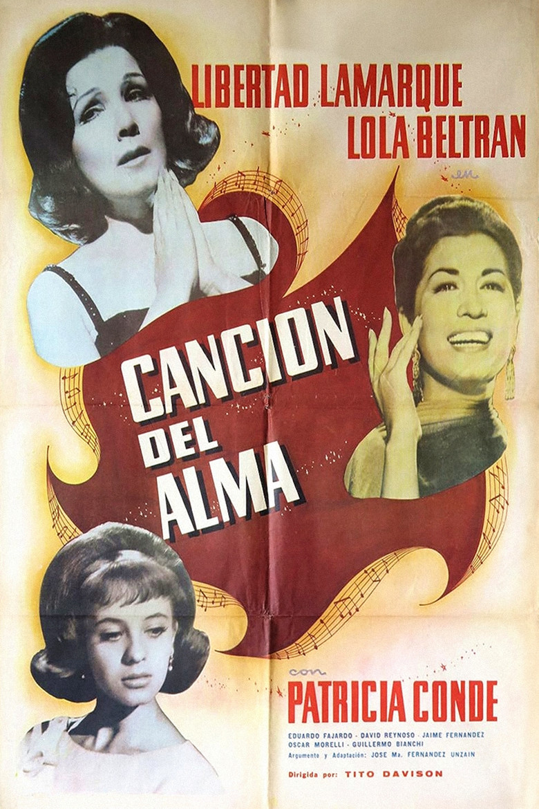Canción del alma poster background