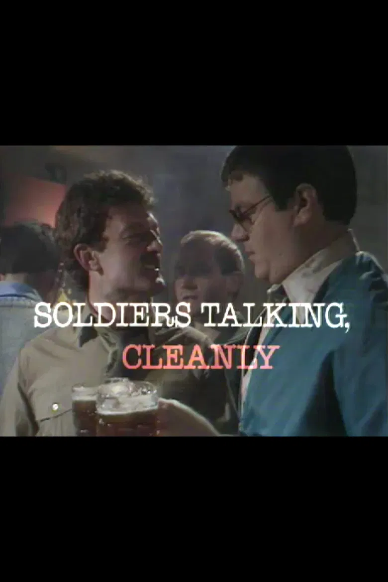 Soldiers Talking, Cleanly poster background