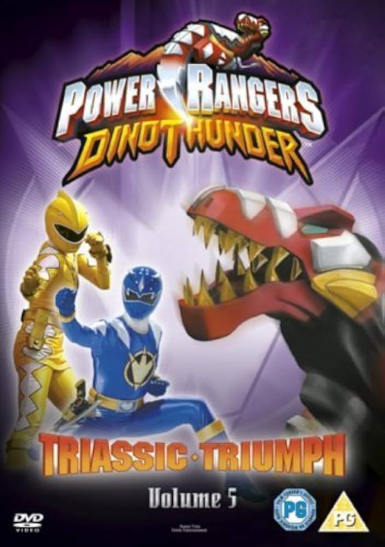 Power Rangers Dino Thunder: Triassic Triumph poster background