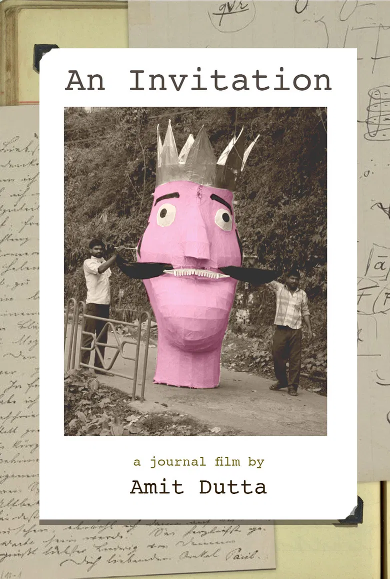 An Invitation poster background