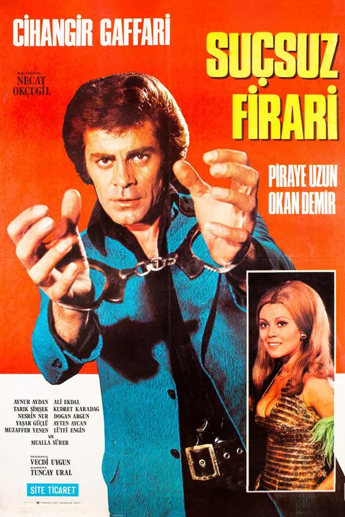 Suçsuz Firari poster background