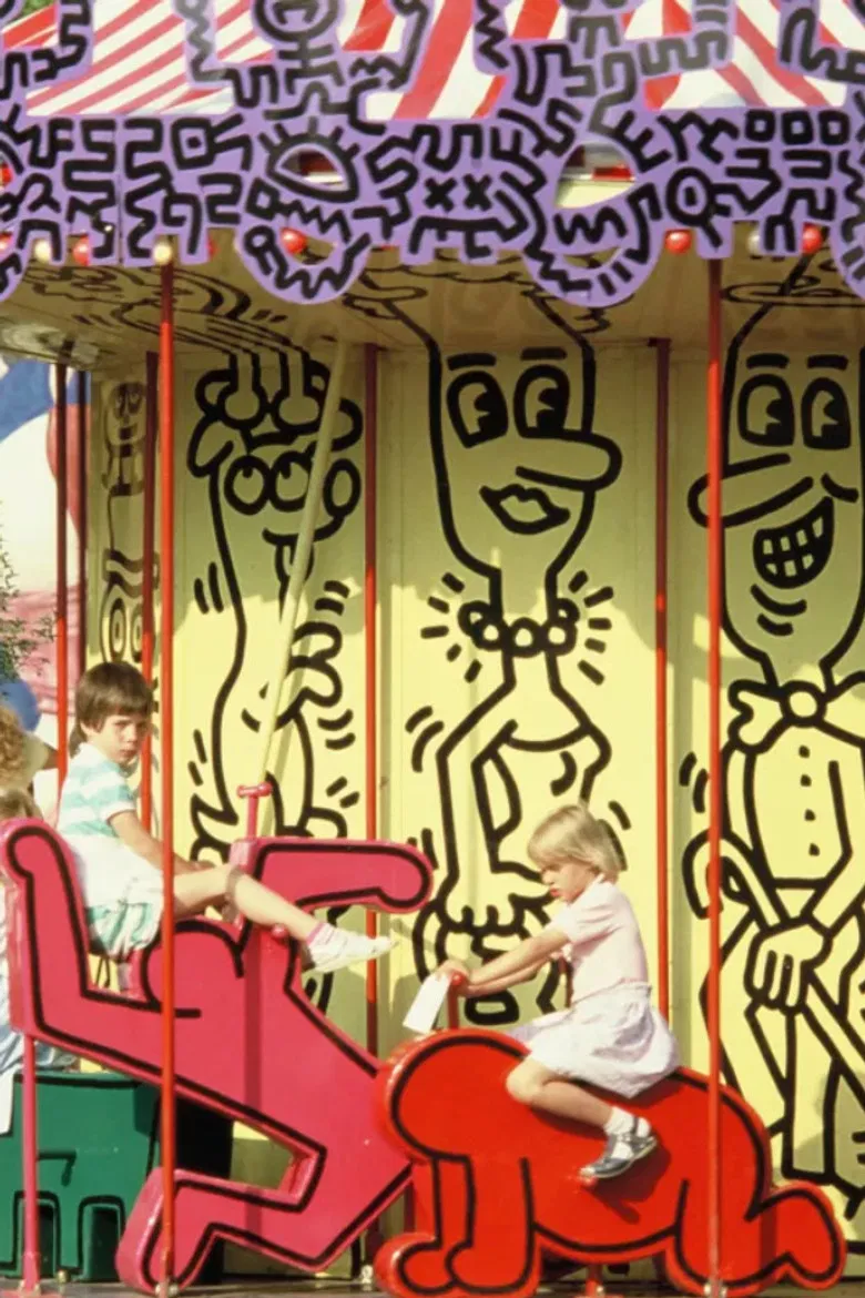 André Heller's Luna Luna poster background