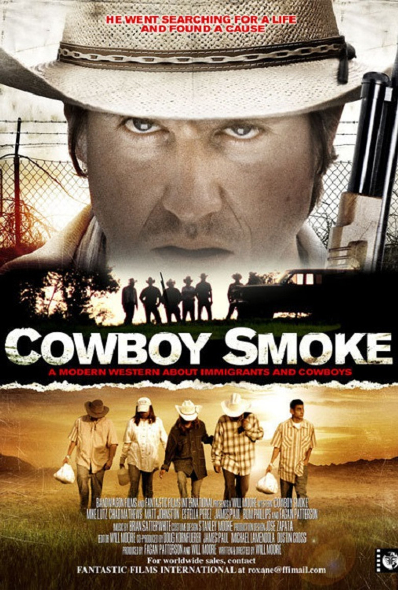 Cowboy Smoke poster background