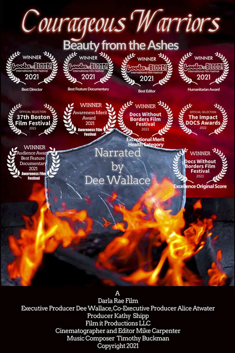 Courageous Warriors Beauty from the Ashes poster background