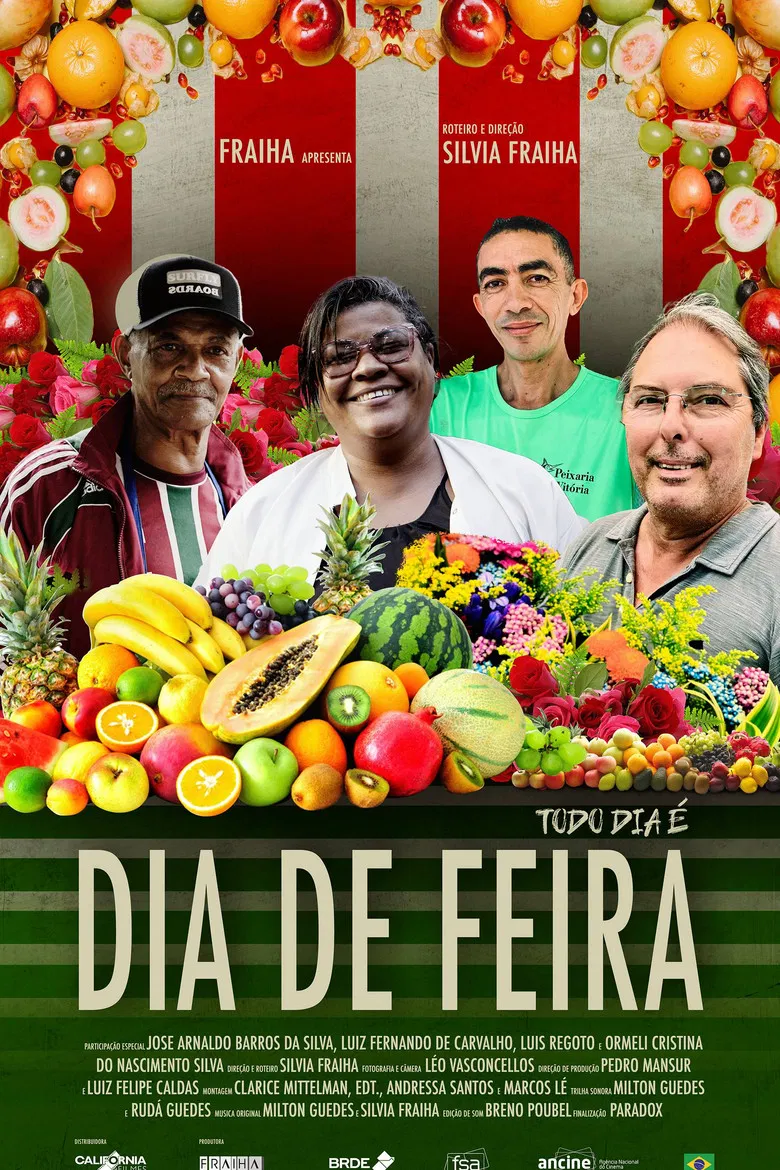 Todo Dia é Dia de Feira poster background