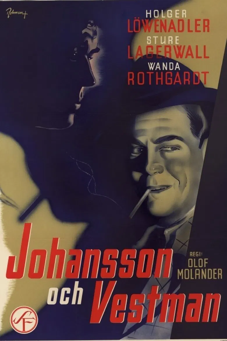 Johansson och Vestman poster background