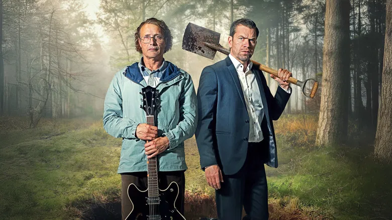 Manfred and Anker in the woods