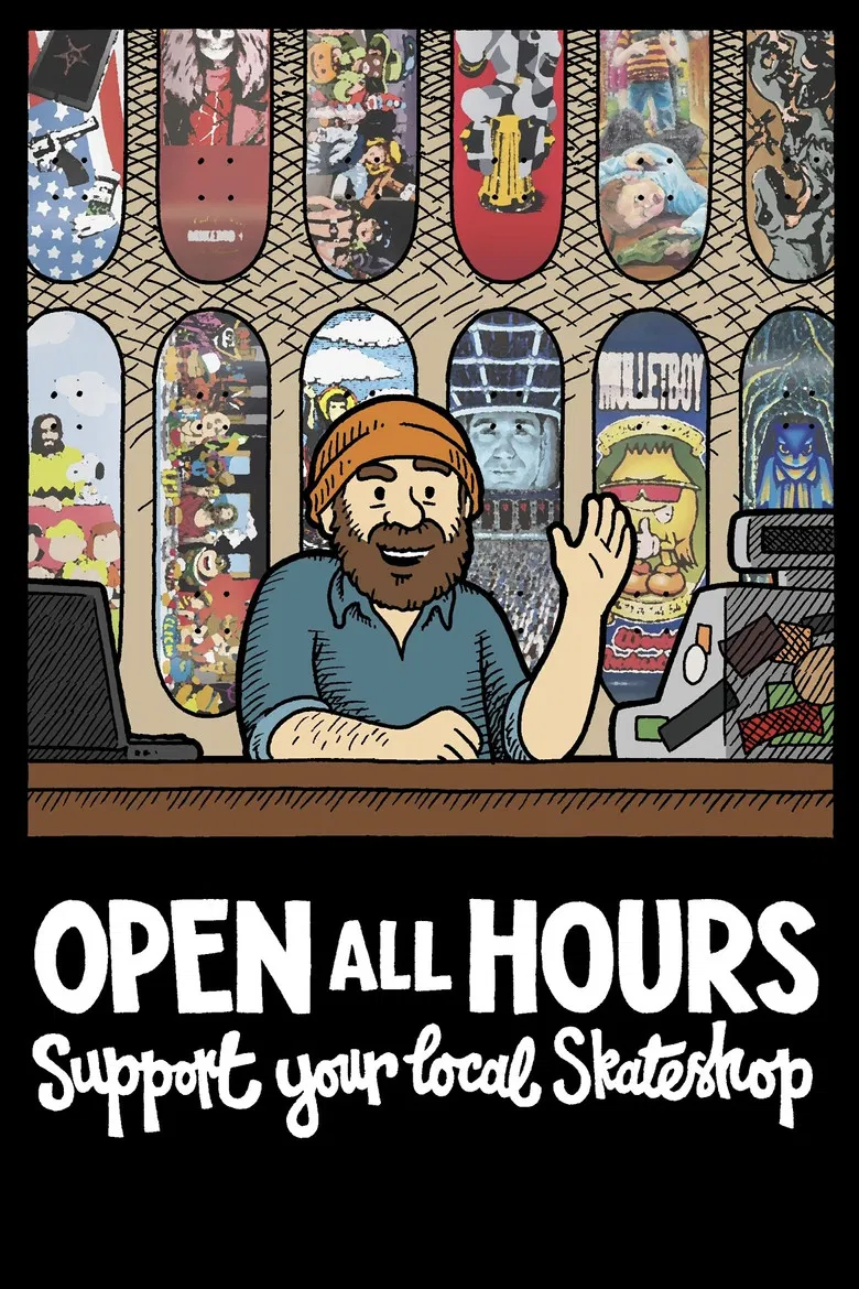Open All Hours poster background