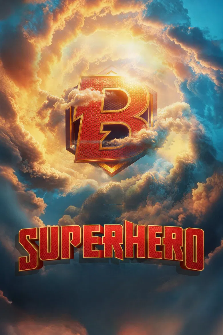 Superhero poster background