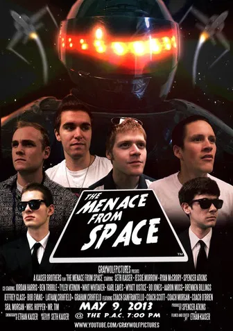 The Menace From Space poster background