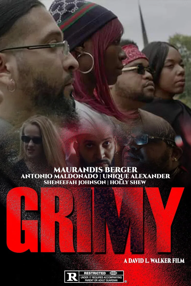 Grimy poster background