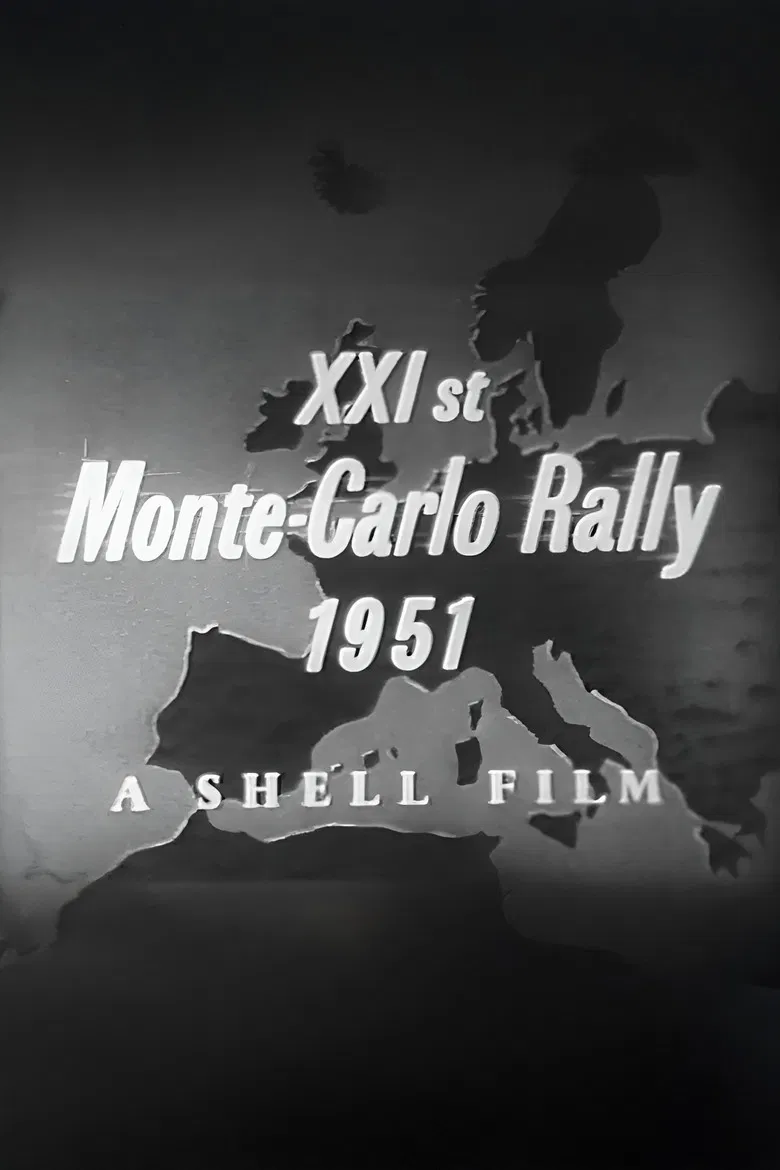 XXIst Monte Carlo Rally poster background