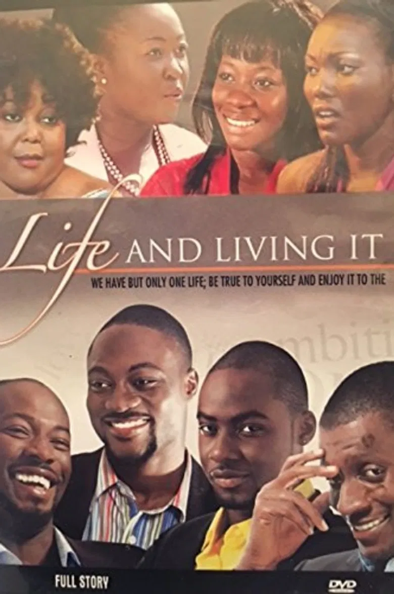 Life and Living It poster background
