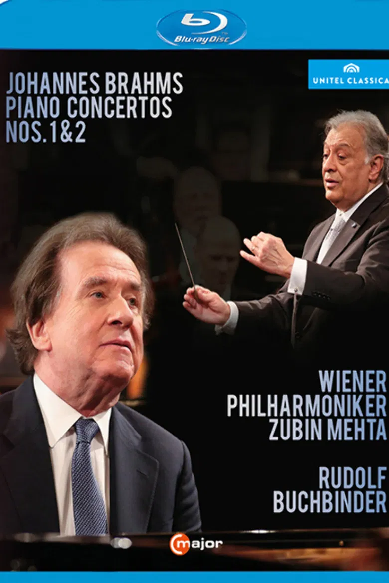 Johannes Brahms: Piano Concertos Nos. 1 & 2 poster background