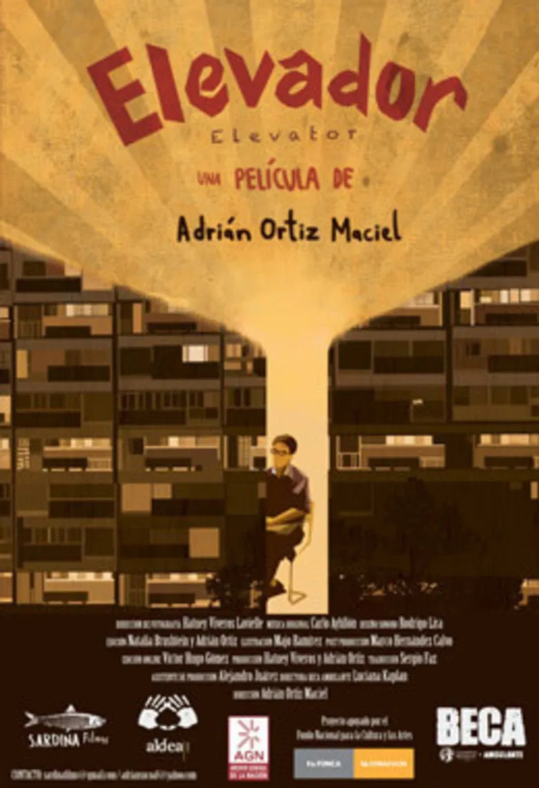 Elevator poster background