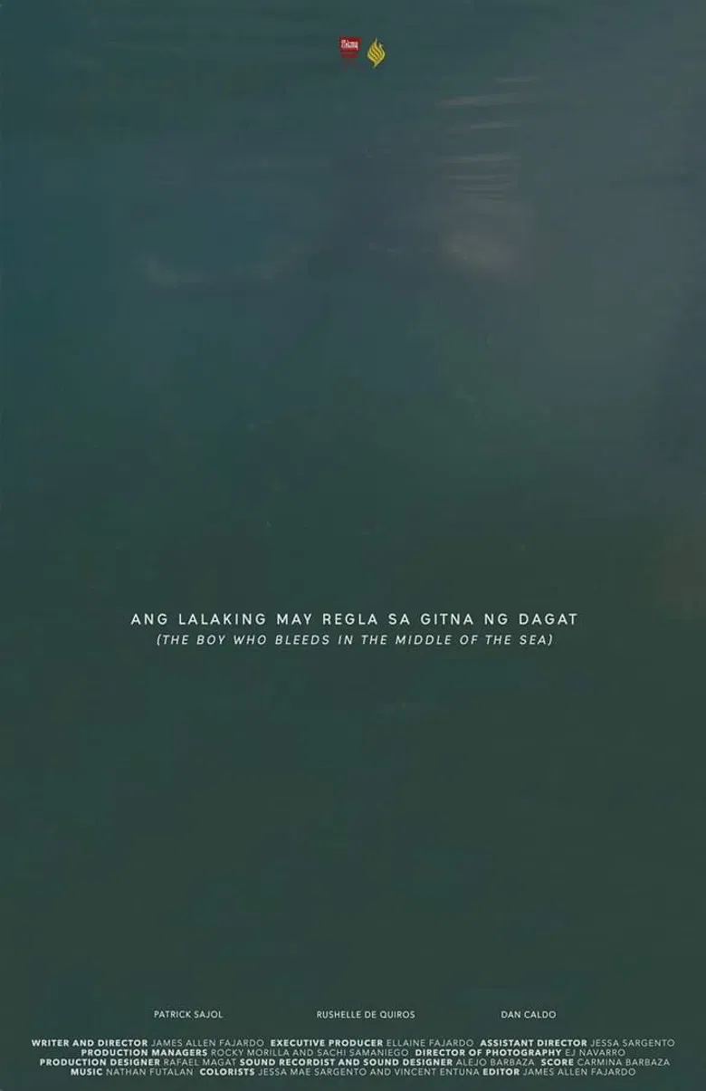 The Boy Who Bleeds in the Middle of the Sea poster background