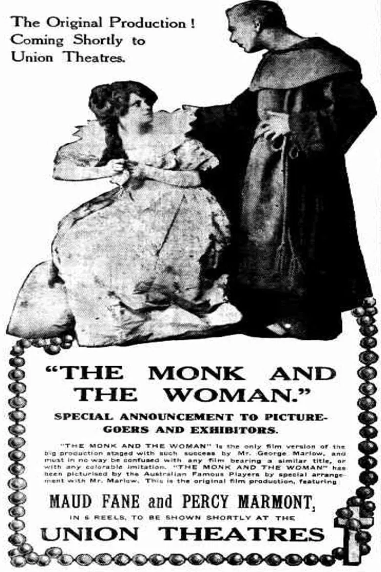 The Monk and the Woman poster background